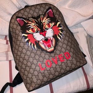 (USED) GUCCI BACKPACK TIGER MONOGRAM